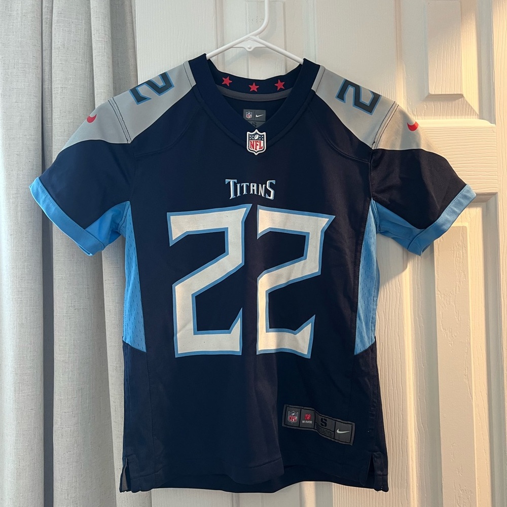 NFL Kids Titans Navy and Light Blue Jersey